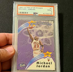 Michael Jordan PC card from a trade