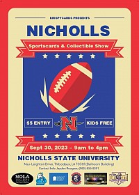 Nicholls Card Show Thibodaux, LA